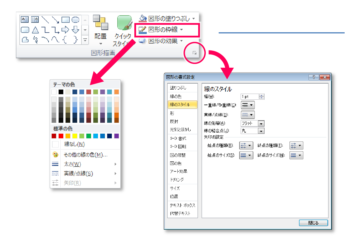 Powerpointでよく使う図形オブジェクトの作り方と編集方法 パワポでデザイン