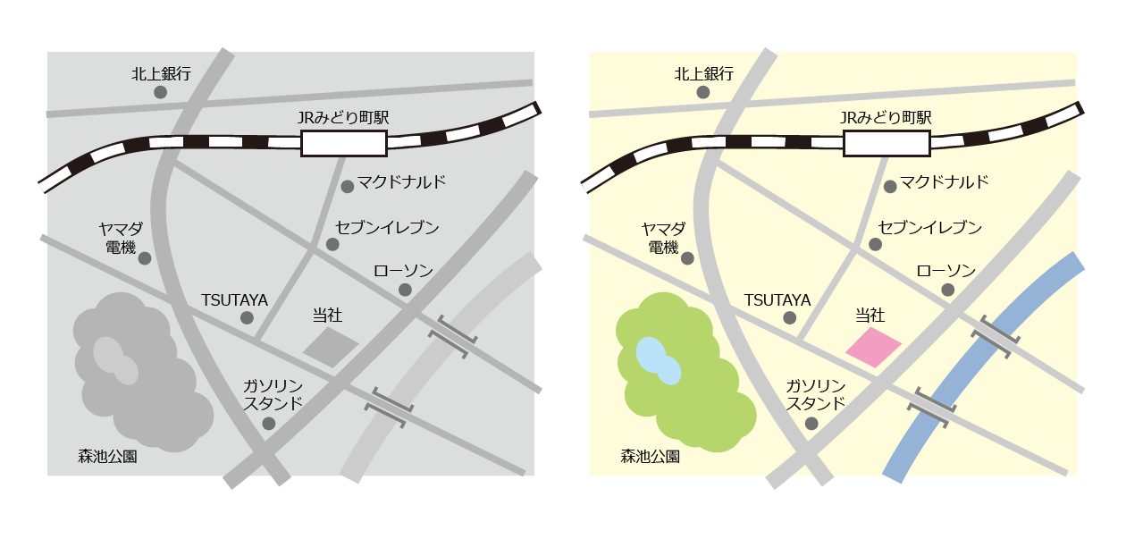 Powerpointで案内図を作る方法 迷わせない地図の作り方 パワポでデザイン