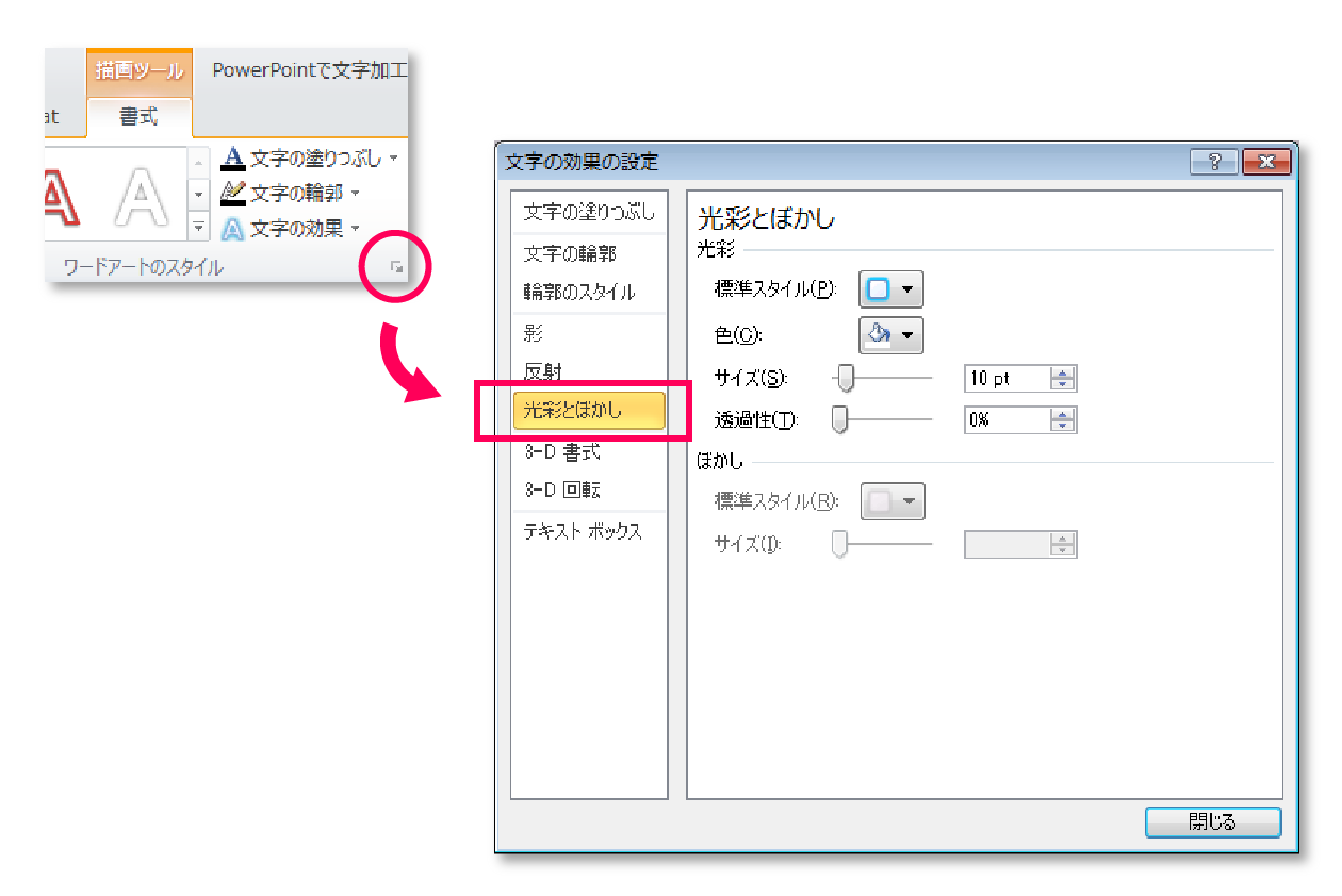 Powerpointで文字加工 あのチラシの文字はこう作る パワポでデザイン