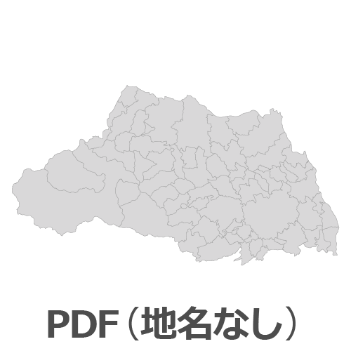 PDF埼玉県地図（地名なし）