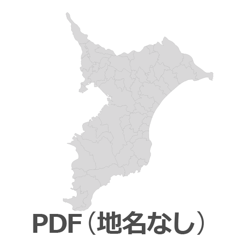 Powerpointで使える千葉県全図 白地図無料ダウンロード パワポでデザイン