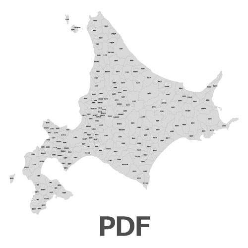 Powerpointで使える北海道全図 白地図無料ダウンロード パワポでデザイン