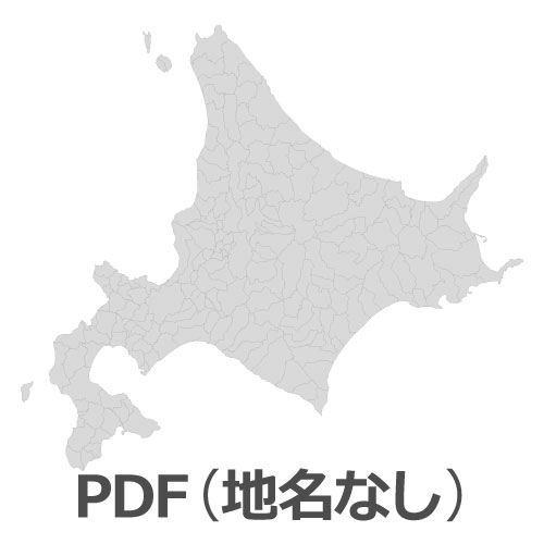 PDF北海道地図（地名なし）