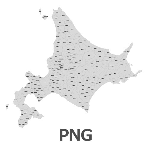 Powerpointで使える北海道全図 白地図無料ダウンロード パワポでデザイン