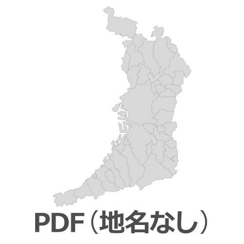 PDF大阪府地図（地名なし）