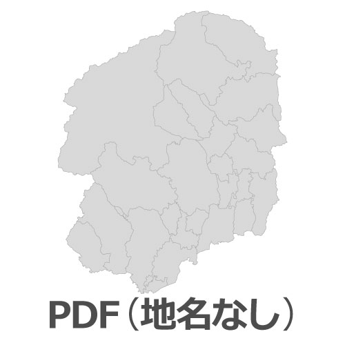 PDF栃木県地図（地名なし）